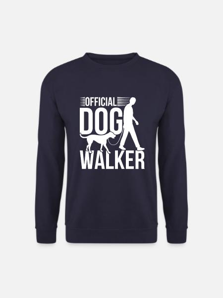 Official Dog Walker - Unisex Sweatshirt - navy