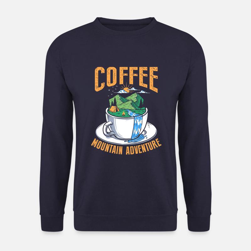 Coffee Mountain Adventure - Unisex Sweatshirt - navy