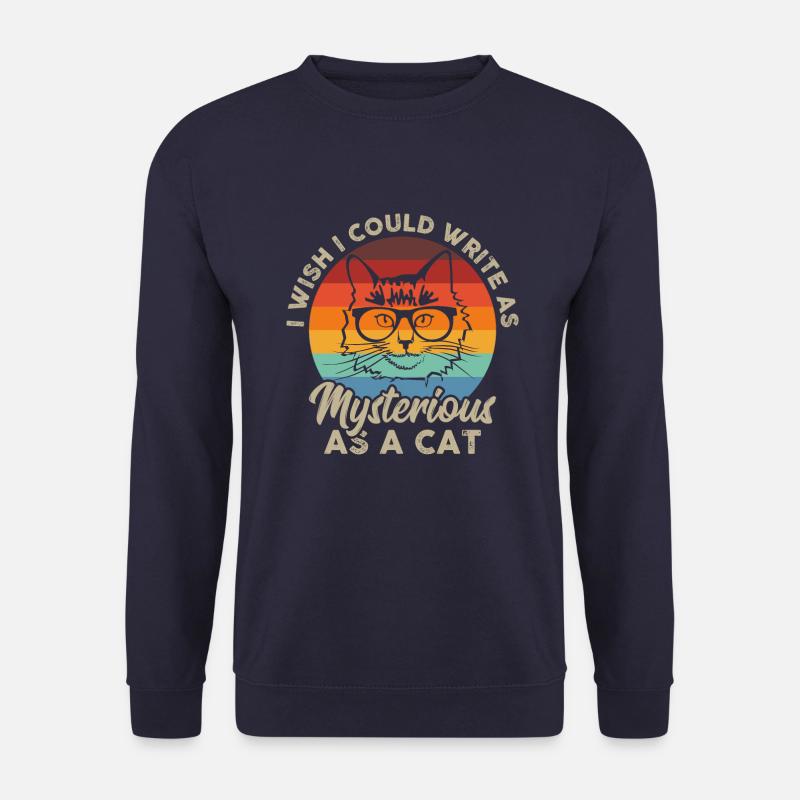 I wish I could write - Unisex Sweatshirt - navy