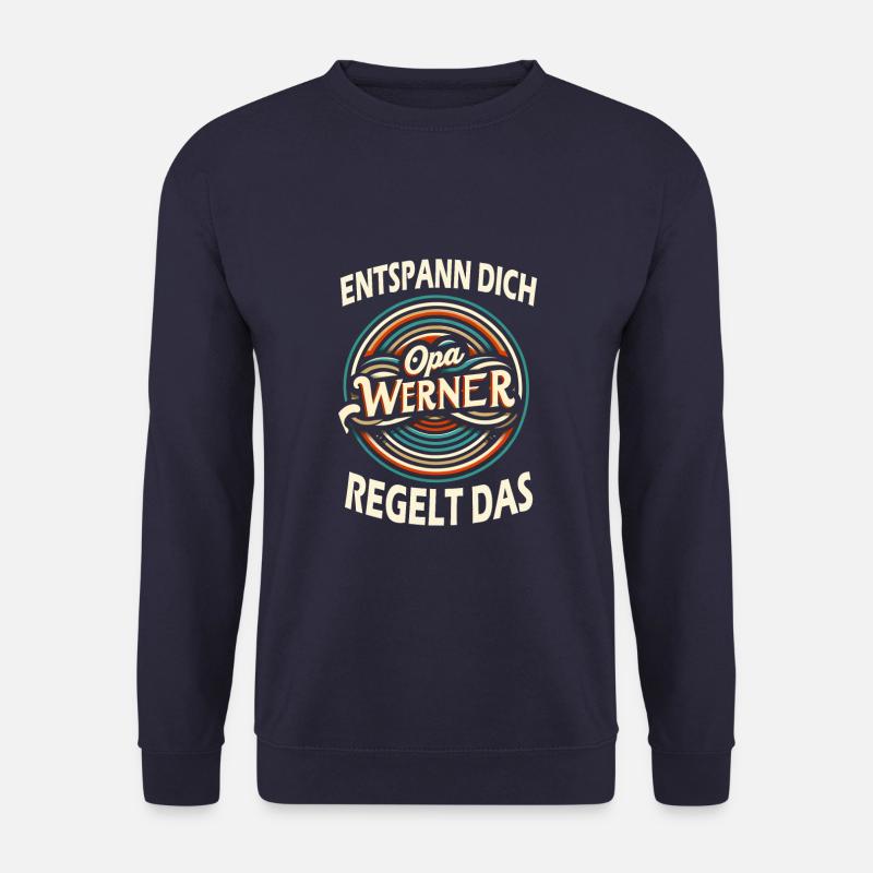 Opa Werner - Unisex Pullover - Navy