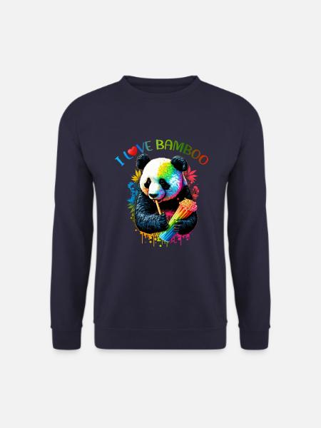 I love bamboo - Unisex Sweatshirt - navy