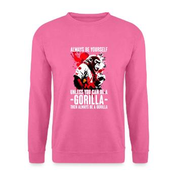 Soyez toujours vous-même - Sweat-shirt Unisexe - rose - Devant