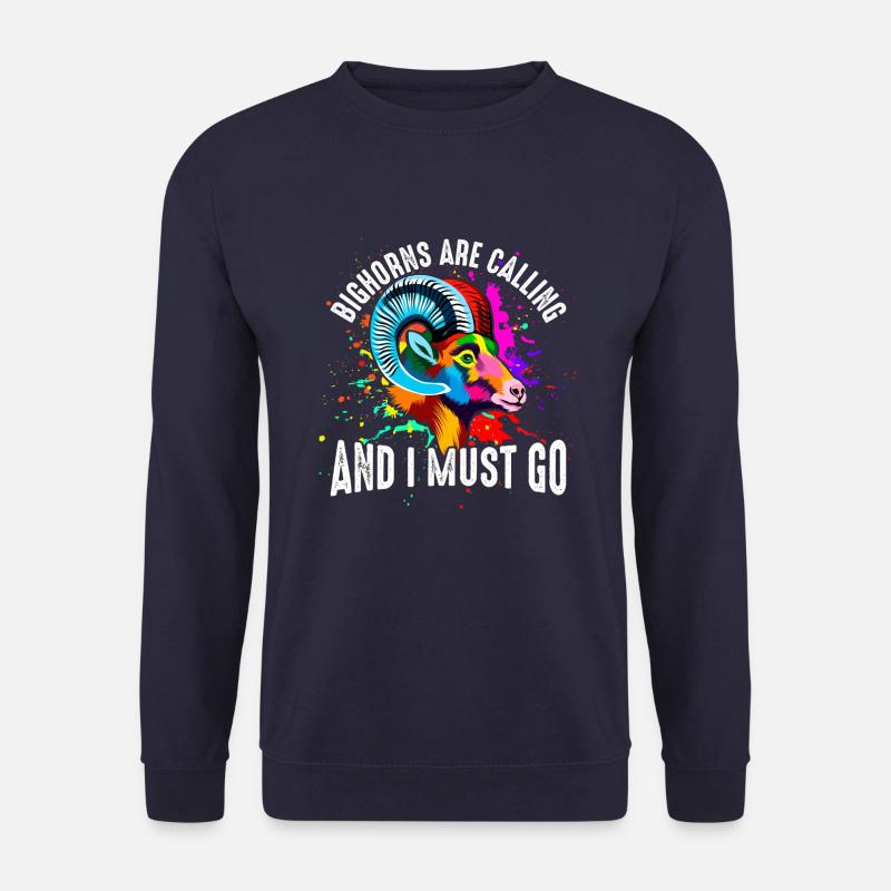 Die Dickhörner rufen - Unisex Pullover - Navy