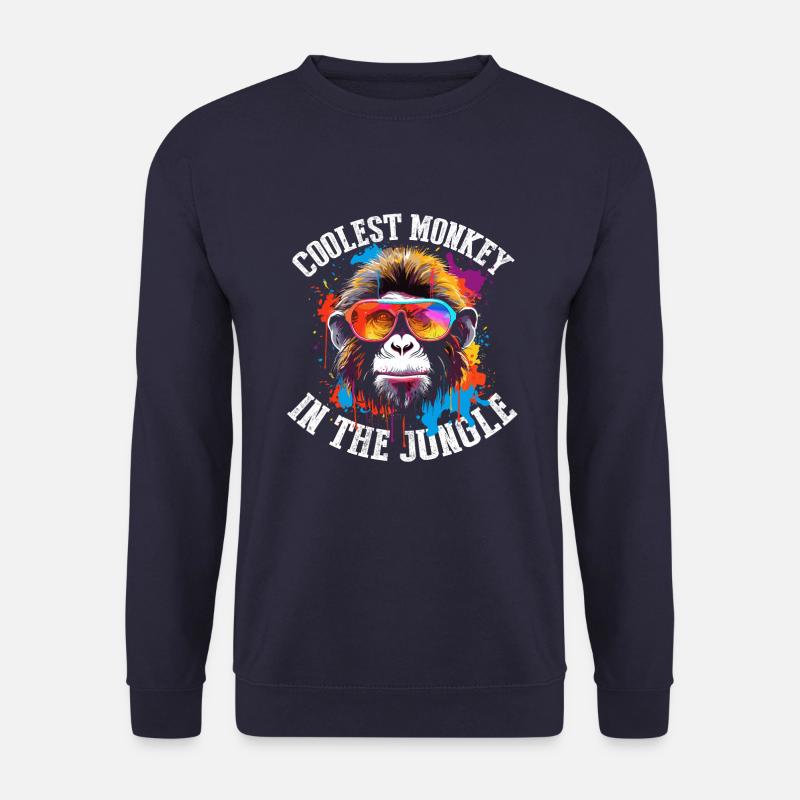 Der coolste Affe im Dschungel - Unisex Pullover - Navy