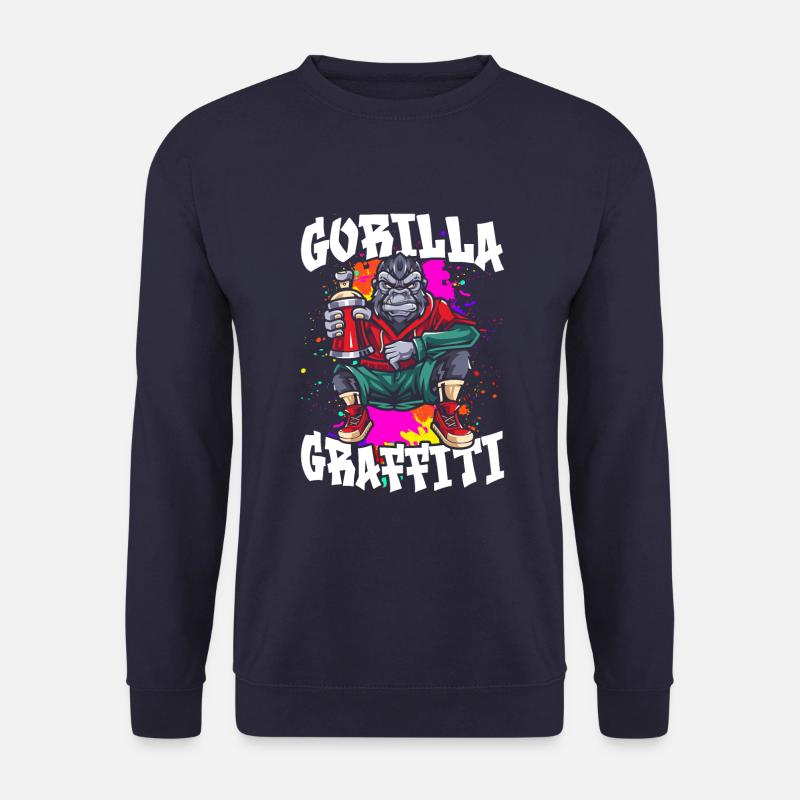 Gorilla Graffiti - Unisex Sweatshirt - navy