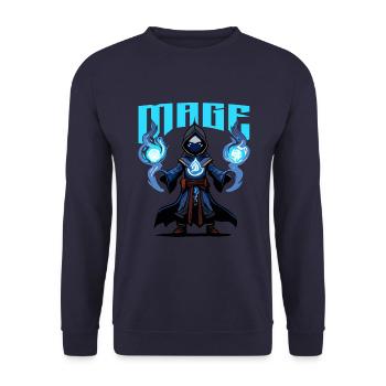 Magier - Unisex Pullover - Navy - Vorne - Alina (178cm) & Michal (187cm)