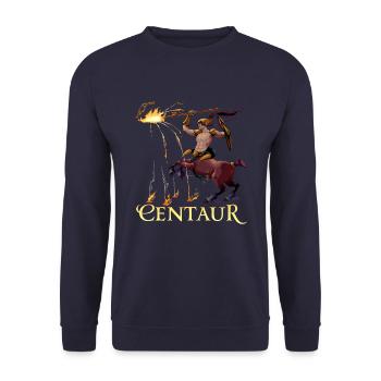 Zentaur - Unisex Pullover - Navy - Vorne - Alina (178cm) & Michal (187cm)