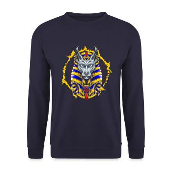 Cerberus - Unisex Pullover - Navy - Vorne - Alina (178cm) & Michal (187cm)
