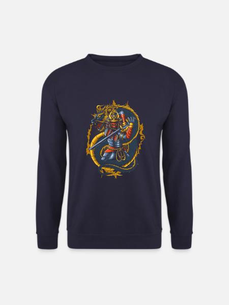 Japanese samurai warrior - Unisex Sweatshirt - navy