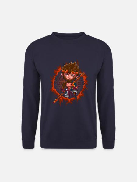 Chibi Monkey King - Unisex Sweatshirt - navy