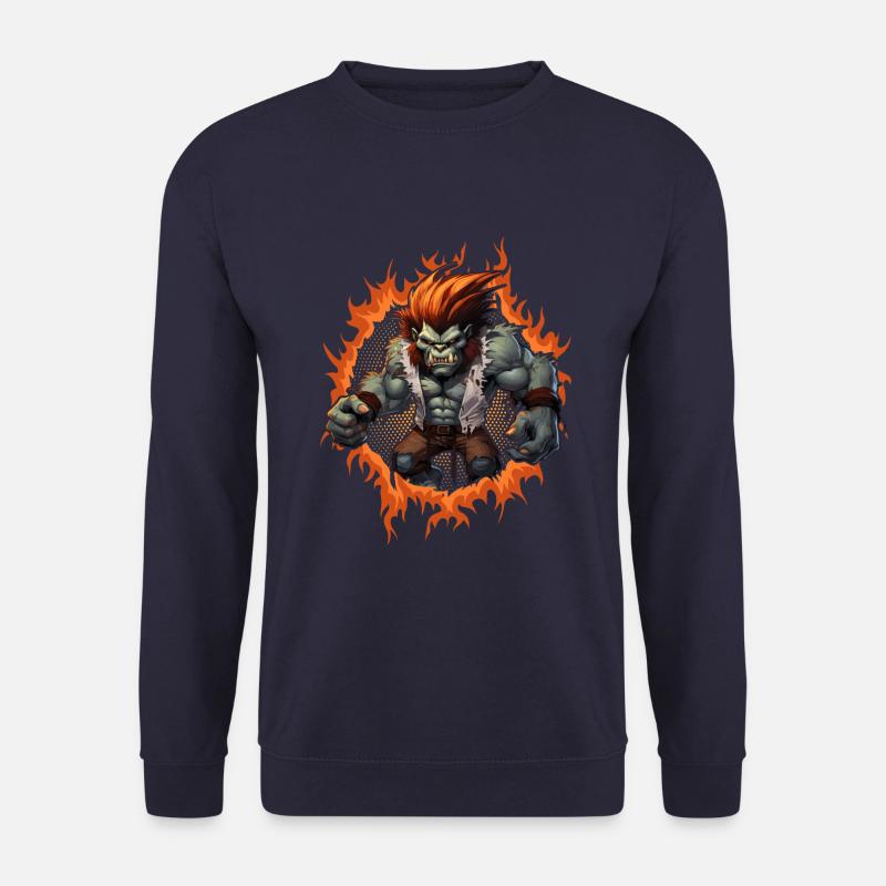 Zombie King Gorilla - Unisex Sweatshirt - navy