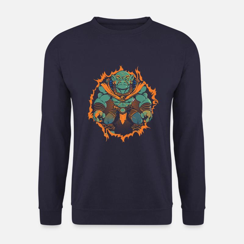 Gieriger Goblin Oni - Unisex Pullover - Navy