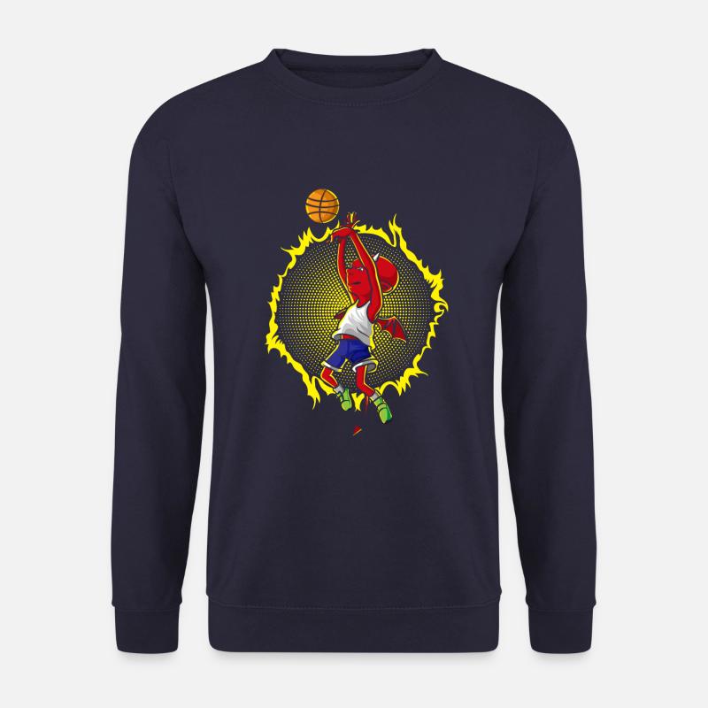 The Devil Plays Basketball - Unisex Sweatshirt - navy