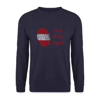 Österreich - Unisex Pullover - Navy - Vorne - Alina (178cm) & Michal (187cm)