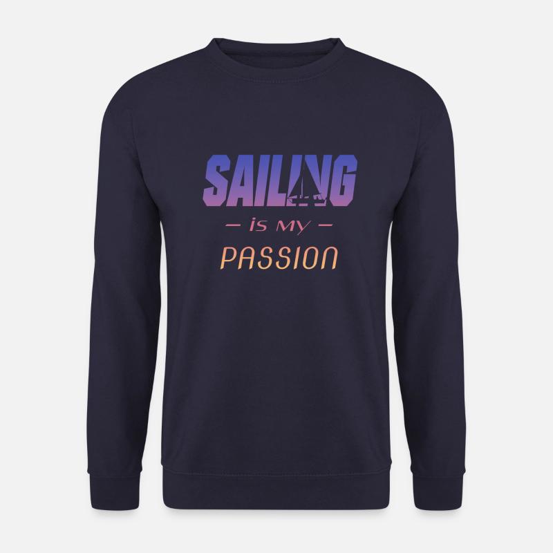 sailing segeln - Unisex Pullover - Navy
