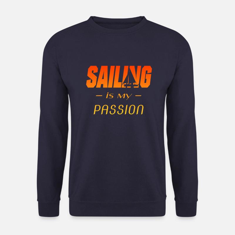 Segeln - Spruch für Segler - Unisex Pullover - Navy