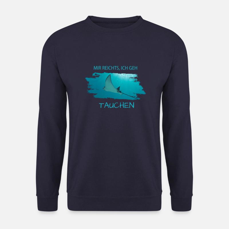 Tauchen Rochen - Unisex Pullover - Navy