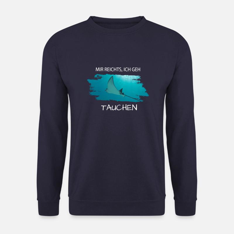 Tauchen Rochen Diving - Unisex Pullover - Navy