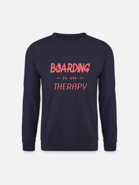 boarding snowboarding - Unisex Pullover - Navy