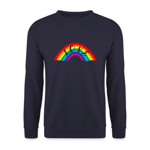 arcobaleno amore stile arcobaleno arcobaleno - Felpa unisex