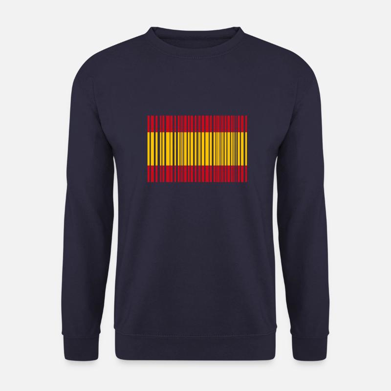 Spain Scan Nationalfahne Spanien - Unisex Pullover - Navy