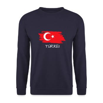 Türkei - Unisex Pullover - Navy - Vorne - Alina (178cm) & Michal (187cm)