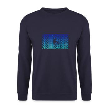 snowboarding - Unisex Pullover - Navy - Vorne - Alina (178cm) & Michal (187cm)