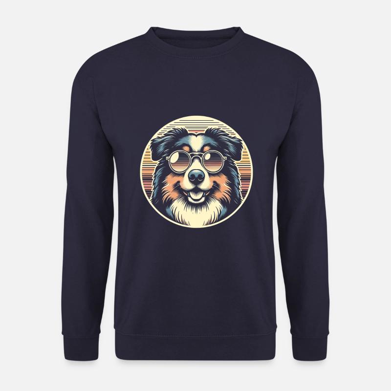 Australian Shepherd - Unisex Pullover - Navy