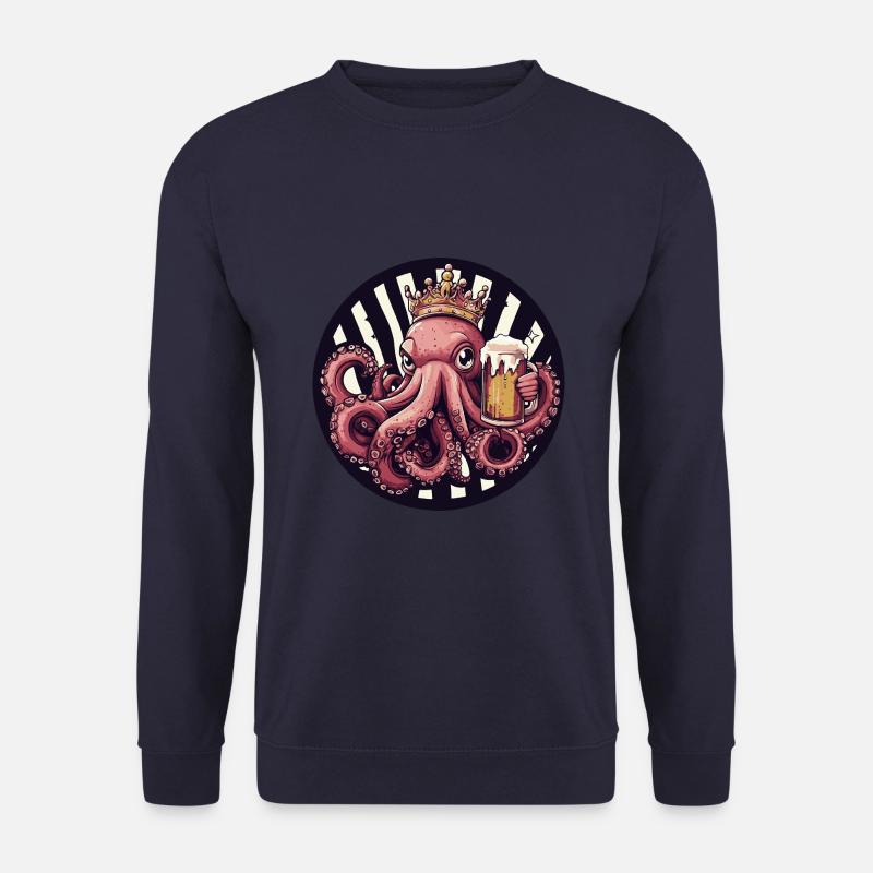 Octopus Beer - Unisex Sweatshirt - navy