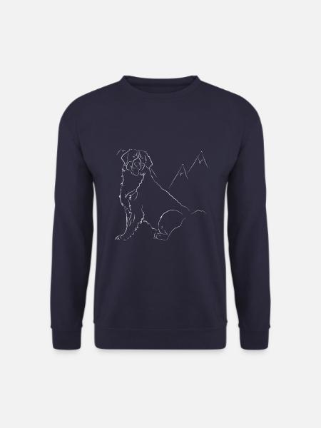 Chien Bouvier bernois - Sweat-shirt Unisexe - marine