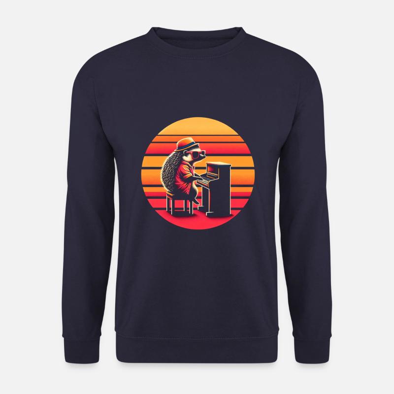 Igel Klavier - Unisex Pullover - Navy