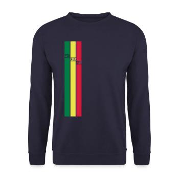 reggae - Sweat-shirt Unisexe - marine - Devant - Alina (178cm) & Michal (187cm)