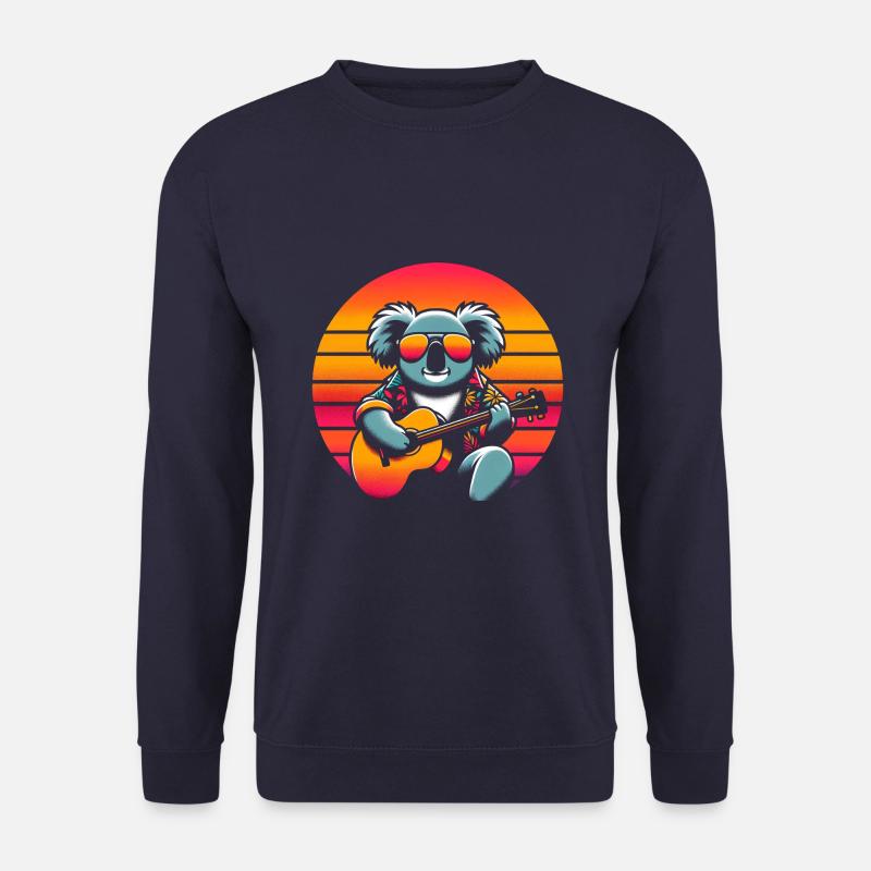 Koala Guitar - Unisex Sweatshirt - navy
