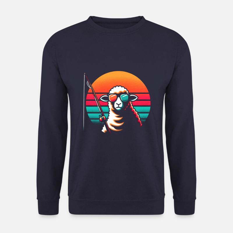 Angeln Schaf - Unisex Pullover - Navy