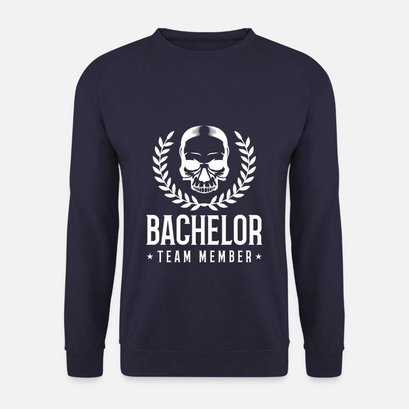bachelor party cool totenkopf - Unisex Pullover - Navy
