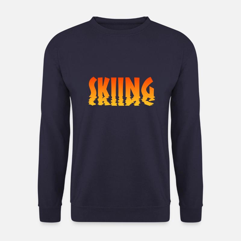 Skiing - Unisex Pullover - Navy