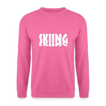 Skiing - Unisex Pullover - Pink - Vorne