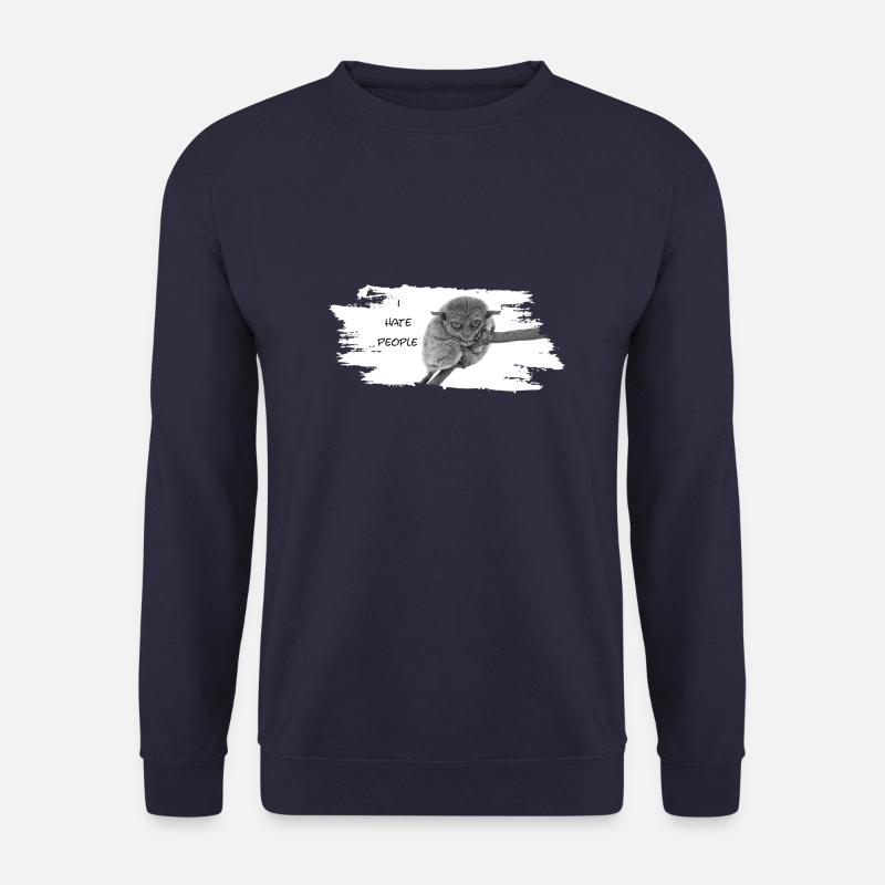 i hate people - Unisex Pullover - Navy