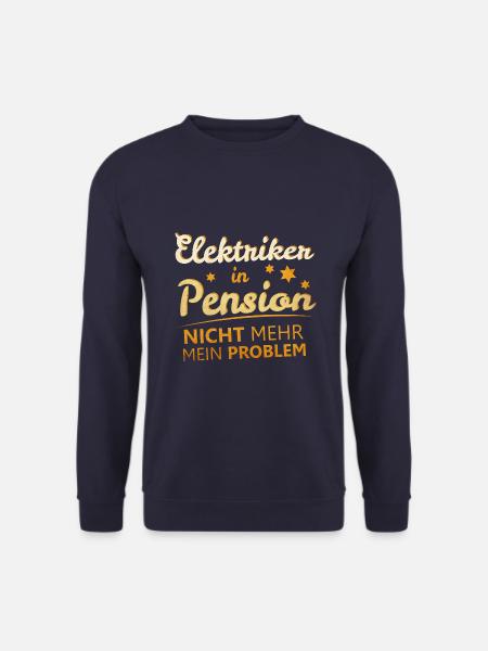Elektriker Ruhestand Rente - Unisex Pullover - Navy