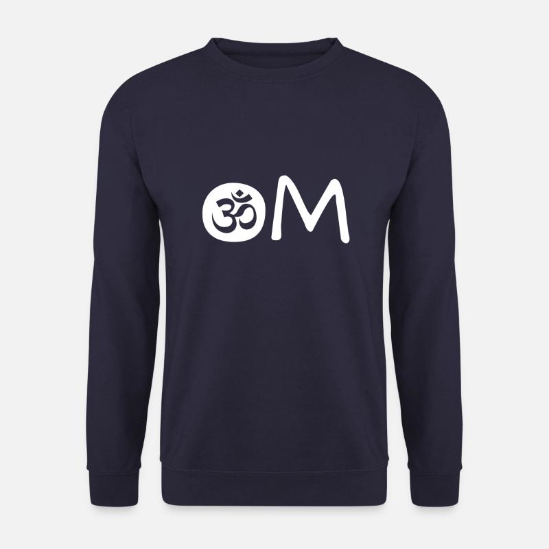 Om Chakra Yoga Namaste - Unisex Pullover - Navy