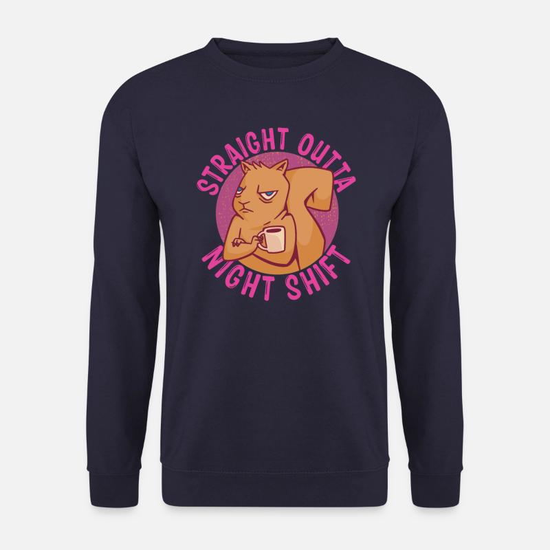 Direkte aus der Nachtschicht - Unisex Pullover - Navy