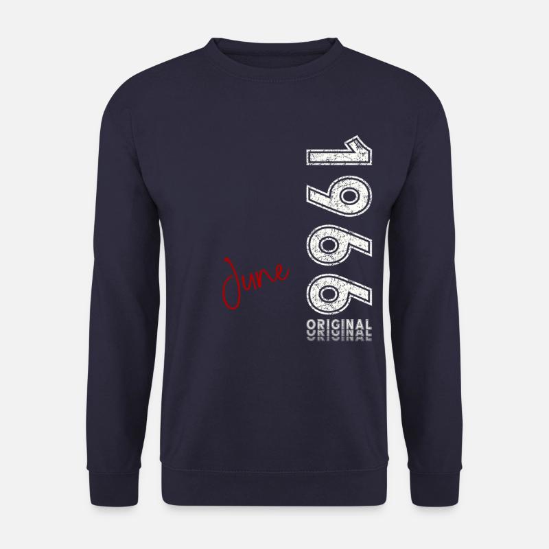 60. Geburtstag Original Juni Jahrgang 1966 - Unisex Pullover - Navy
