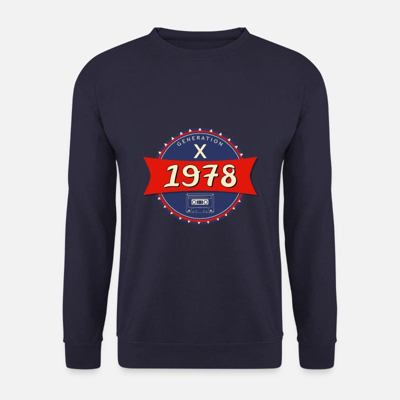 1978 geboren - Generation X - Unisex Pullover - Navy