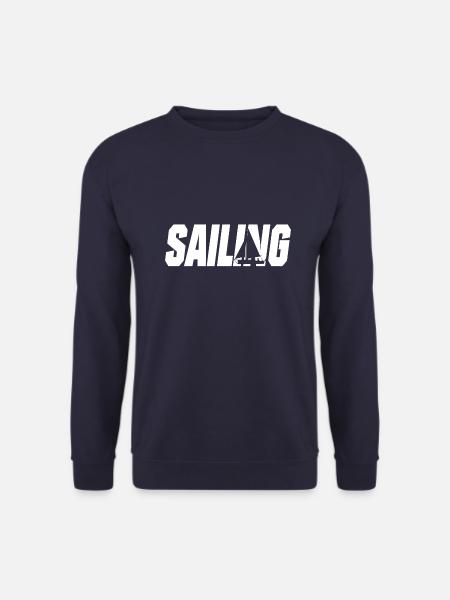 sailing segeln segelschiff - Unisex Pullover - Navy
