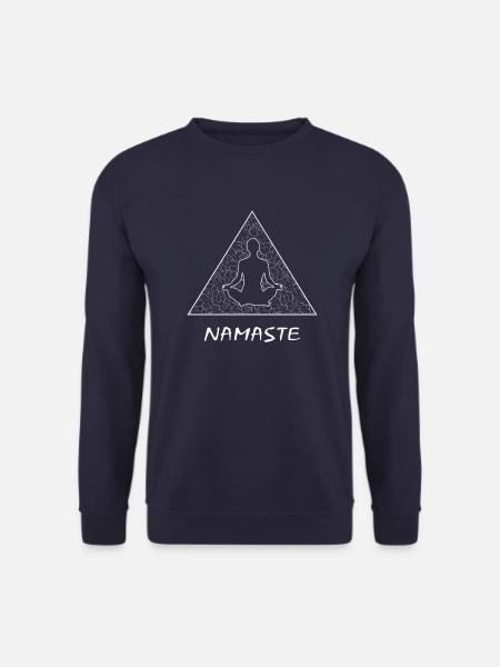 Yoga Namaste - Unisex Pullover - Navy