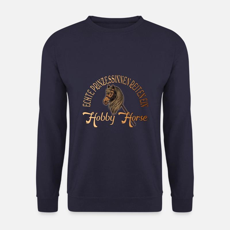 Hobby Horse Steckenpferd Horsing Pferde Geschenk - Unisex Pullover - Navy