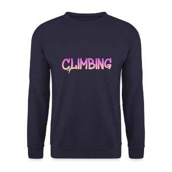 Climbing Klettern - Unisex Pullover - Navy - Vorne - Alina (178cm) & Michal (187cm)