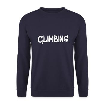 Climbing - Unisex Pullover - Navy - Vorne - Alina (178cm) & Michal (187cm)