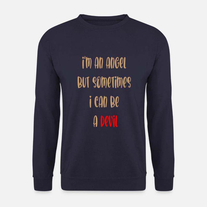 Engel und Dämon - Unisex Pullover - Navy