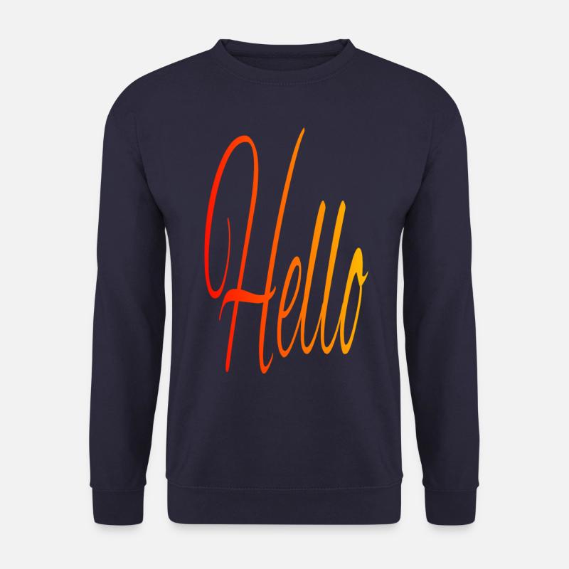 Hello - Unisex Sweatshirt - navy